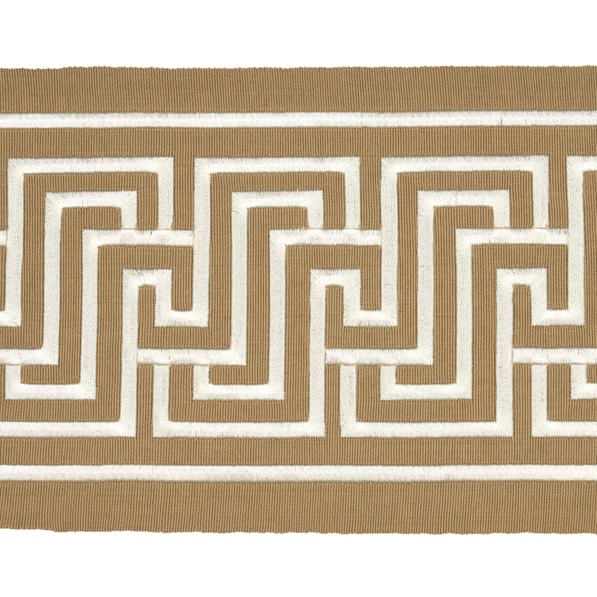 Schumacher Labyrinth Tape trim in Sand (81261)