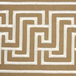 81261 | Labyrinth Tape - Sand Schumacher Labyrinth Tape trim in Sand (81261)