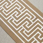 81261 | Labyrinth Tape - Sand Schumacher Labyrinth Tape trim in Sand (81261)
