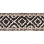77464 | Larson Handwoven Tape - Brown Schumacher Larson Handwoven Tape trim in Brown (77464)
