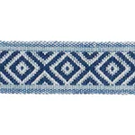 Schumacher Larson Handwoven Tape trim in Indigo (77463)
