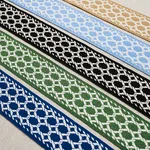 82824 | Lattice Indoor/Outdoor Tape - Black Schumacher Lattice Indoor/Outdoor Tape trim in Black (82824)