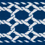 82820 | Lattice Indoor/Outdoor Tape - Navy Schumacher Lattice Indoor/Outdoor Tape trim in Navy (82820)