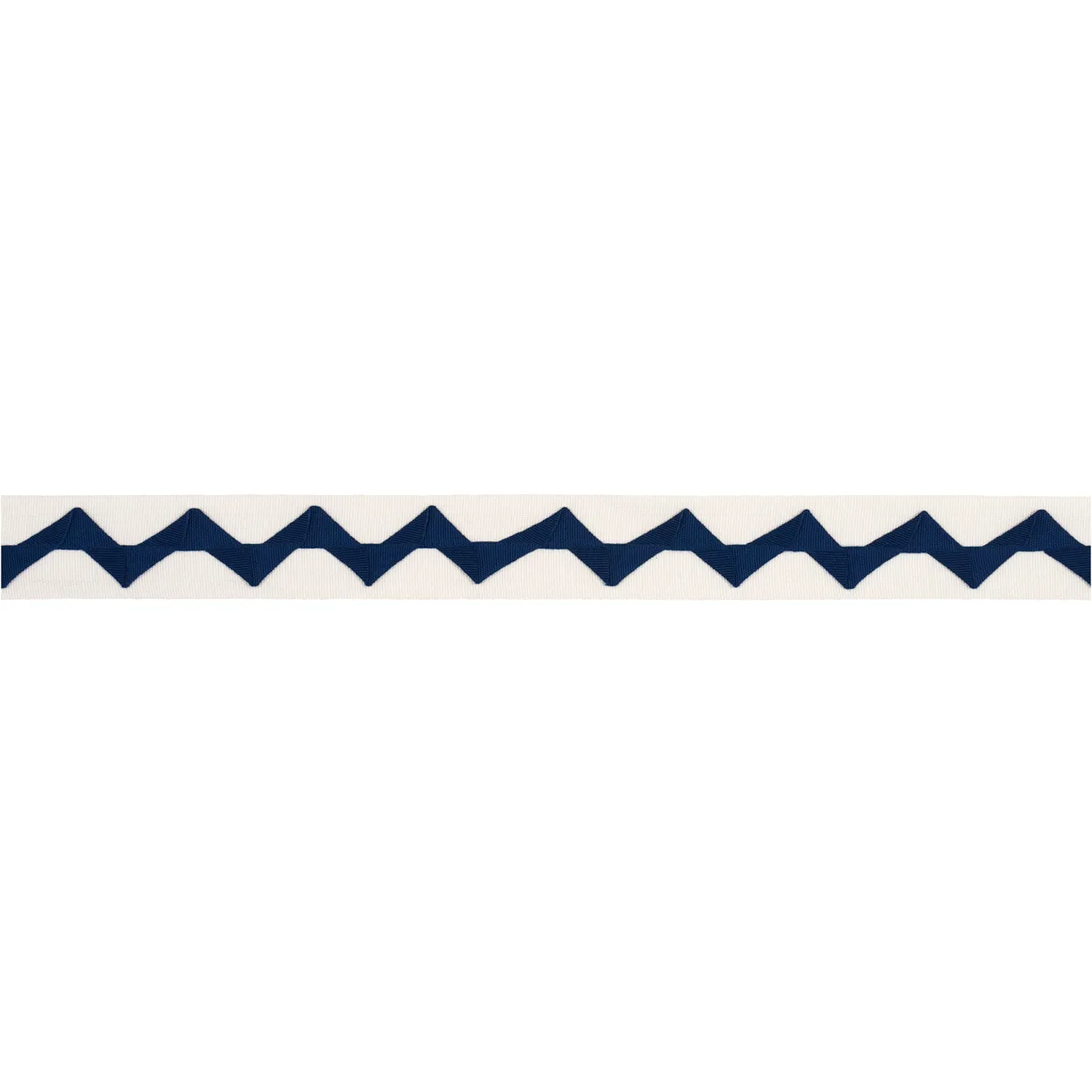 Schumacher Lazare Appliqué Tape trim in Navy on Ivory (82241)