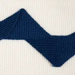 82241 | Lazare Appliqué Tape - Navy on Ivory Schumacher Lazare Appliqué Tape trim in Navy on Ivory (82241)