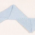 82240 | Lazare Appliqué Tape - Sky on Ivory Schumacher Lazare Appliqué Tape trim in Sky on Ivory (82240)