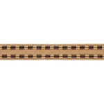 Schumacher Leather Cord Tape trim in Natural (86382)