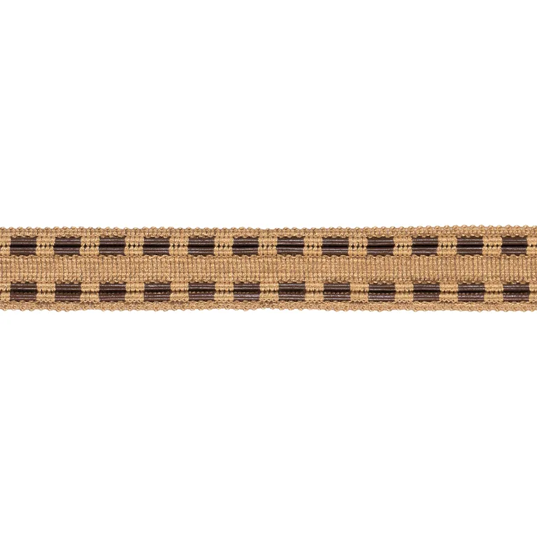 Schumacher Leather Cord Tape trim in Natural (86382)