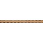 Schumacher Leather Cord Tape trim in Natural (86382)