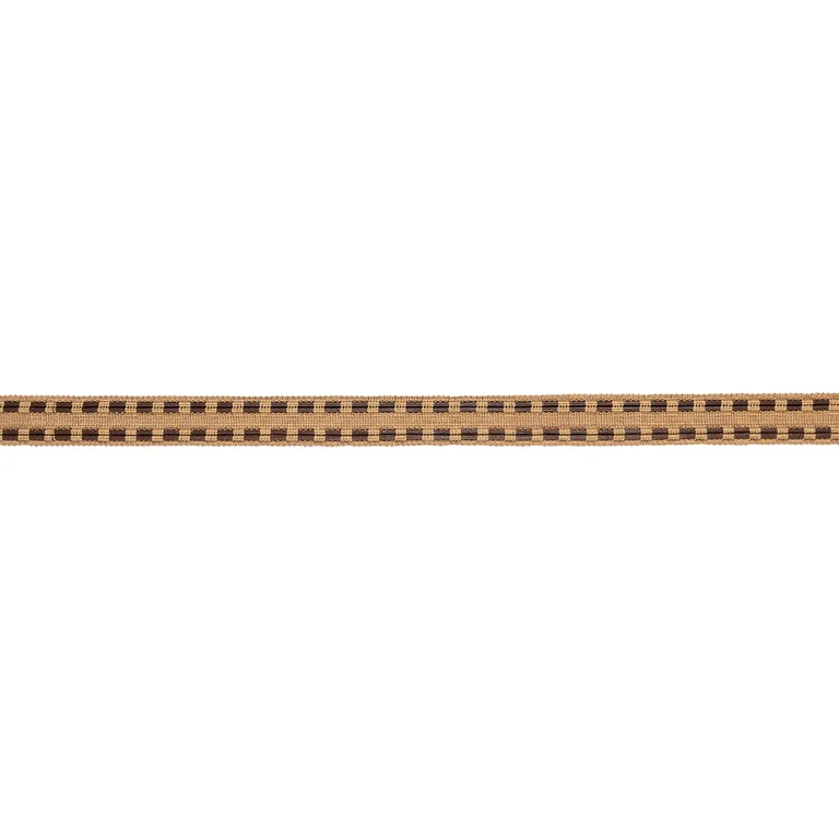 Schumacher Leather Cord Tape trim in Natural (86382)