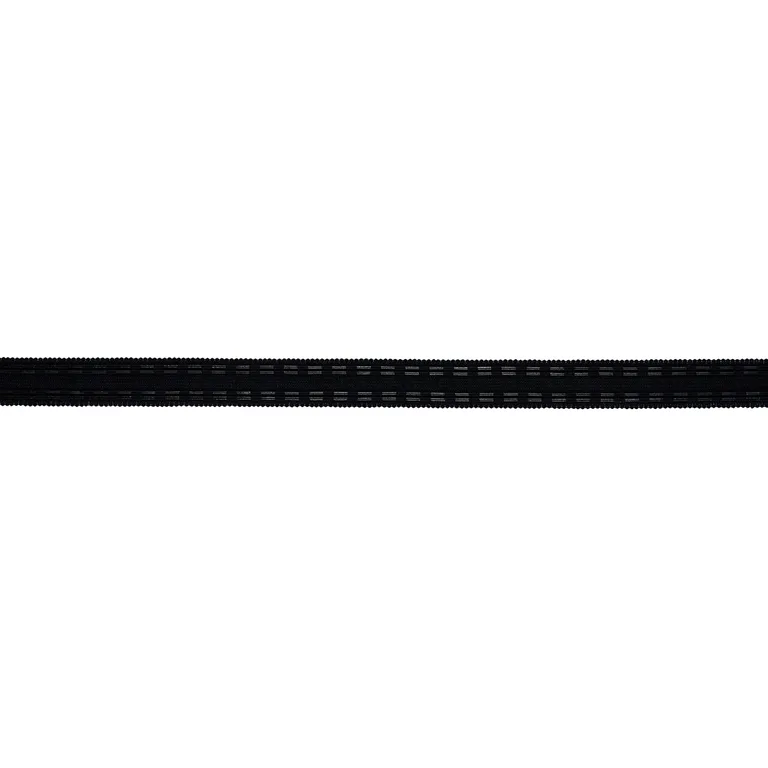Schumacher Leather Cord Tape trim in Noir (86380)
