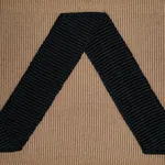 80870 | Legere Appliqué Tape - Black on Sand Schumacher Legere Appliqué Tape trim in Black on Sand (80870)