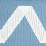 80873 | Legere Appliqué Tape - Ivory on Sky Schumacher Legere Appliqué Tape trim in Ivory on Sky (80873)