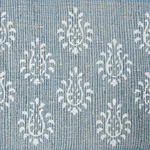 82132 | Leila Hand-Block Matka Tape - Chambray Schumacher Leila Hand-Block Matka Tape trim in Chambray (82132)