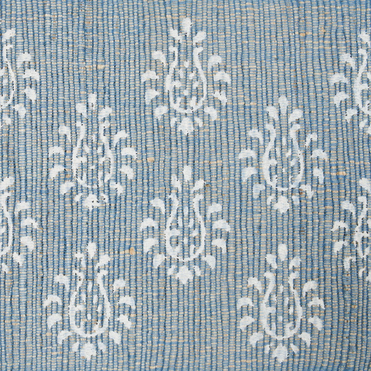 82132 | Leila Hand-Block Matka Tape - Chambray Schumacher Leila Hand-Block Matka Tape trim in Chambray (82132)