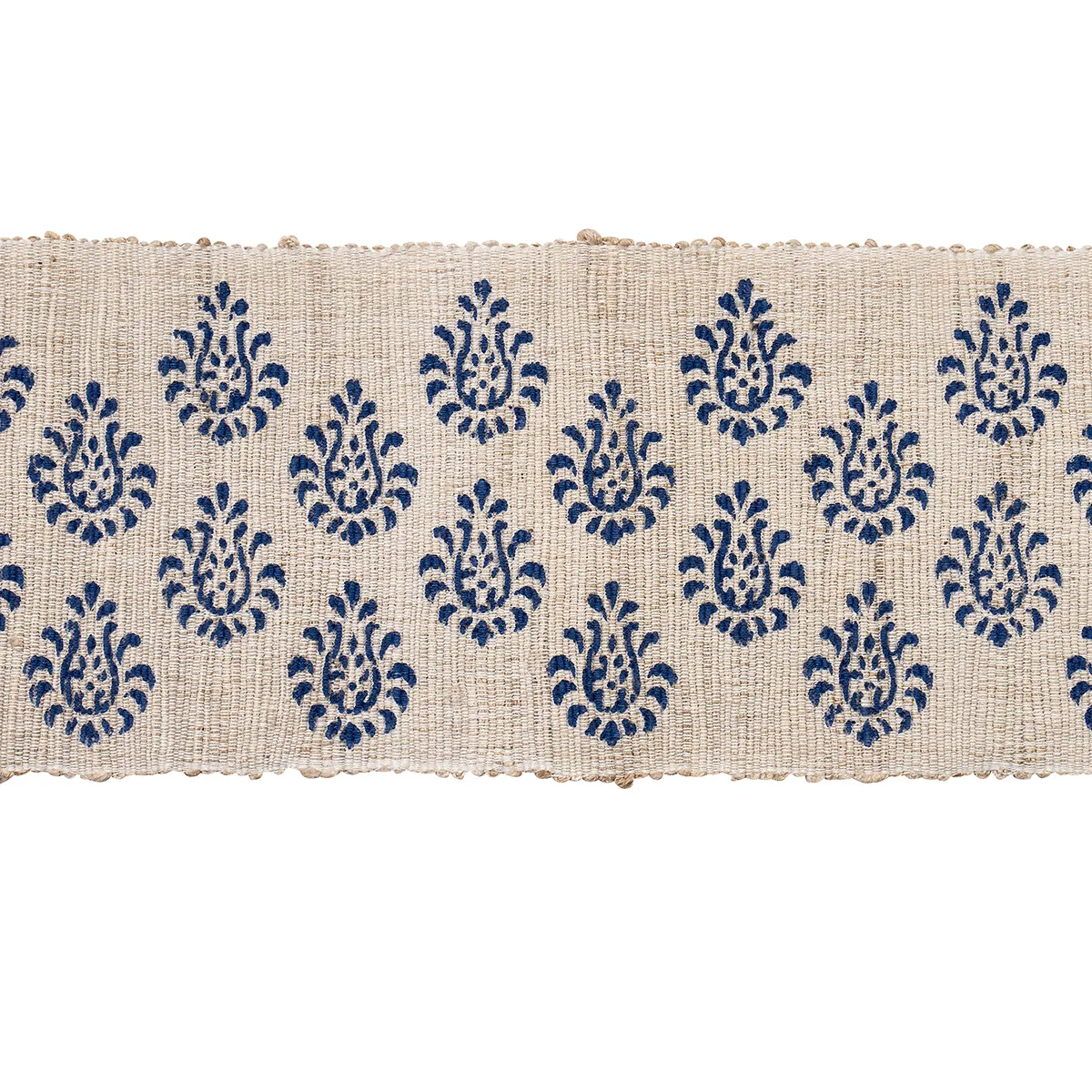 Schumacher Leila Hand-Block Matka Tape trim in Indigo (82130)