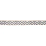 82130 | Leila Hand-Block Matka Tape - Indigo Schumacher Leila Hand-Block Matka Tape trim in Indigo (82130)