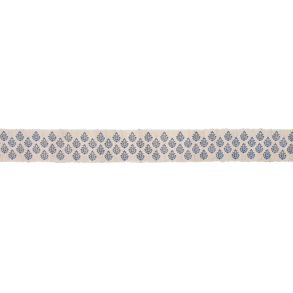 Schumacher Leila Hand-Block Matka Tape trim in Indigo (82130)
