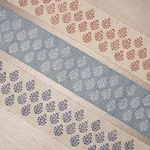 82130 | Leila Hand-Block Matka Tape - Indigo Schumacher Leila Hand-Block Matka Tape trim in Indigo (82130)