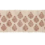 Schumacher Leila Hand-Block Matka Tape trim in Sienna (82131)
