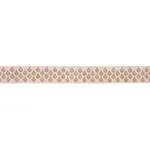 Schumacher Leila Hand-Block Matka Tape trim in Sienna (82131)