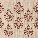 Schumacher Leila Hand-Block Matka Tape trim in Sienna (82131)