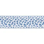 75850 | Leopard Tape - Blue Schumacher Leopard Tape trim in Blue (75850)