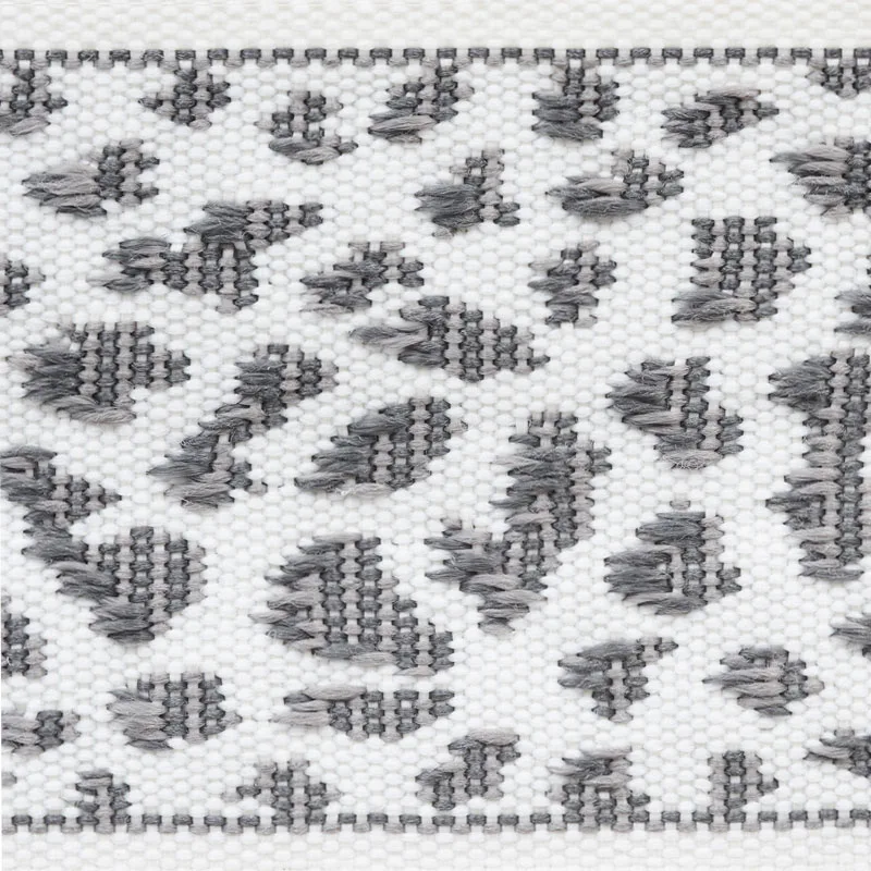 75855 | Leopard Tape - Grey Schumacher Leopard Tape trim in Grey (75855)
