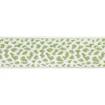 75852 | Leopard Tape - Leaf Schumacher Leopard Tape trim in Leaf (75852)