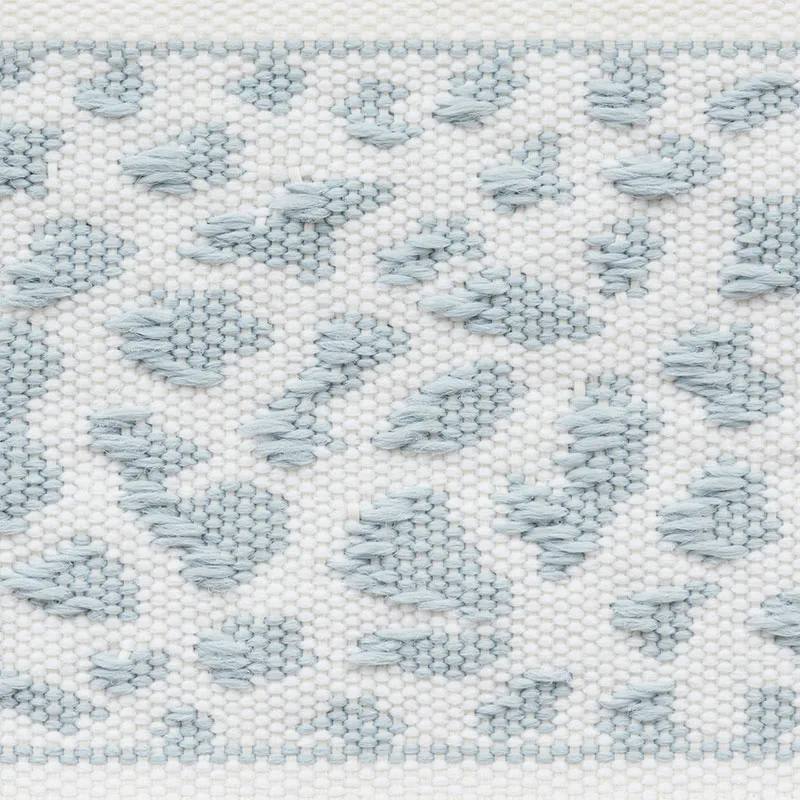 75851 | Leopard Tape - Sky Schumacher Leopard Tape trim in Sky (75851)