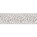 75854 | Leopard Tape - Taupe Schumacher Leopard Tape trim in Taupe (75854)
