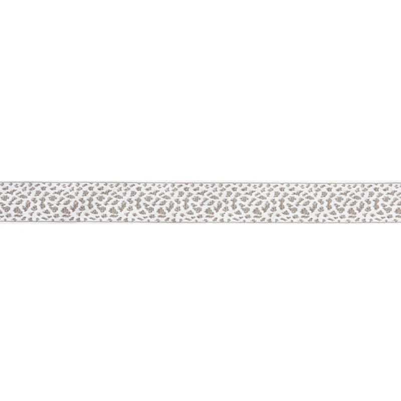 Schumacher Leopard Tape trim in Taupe (75854)