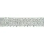 79650 | Leora Hand Blocked Tape - Charcoal Schumacher Leora Hand Blocked Tape trim in Charcoal (79650)