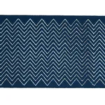 79652 | Leora Hand Blocked Tape - Indigo Schumacher Leora Hand Blocked Tape trim in Indigo (79652)