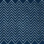 79652 | Leora Hand Blocked Tape - Indigo Schumacher Leora Hand Blocked Tape trim in Indigo (79652)