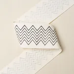 181381 | Leora Hand Blocked Tape Narrow - Charcoal Schumacher Leora Hand Blocked Tape Narrow trim in Charcoal (181381)