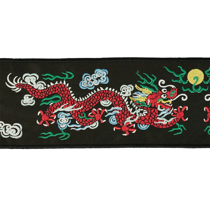 Schumacher Lili Dragon Tape trim in Black (78170)