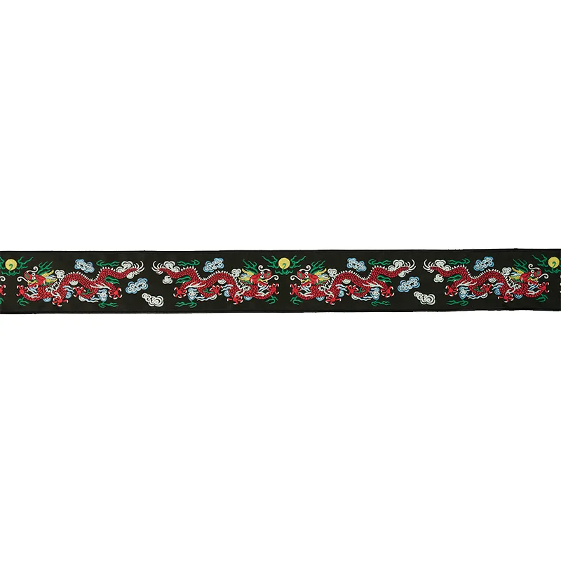 Schumacher Lili Dragon Tape trim in Black (78170)