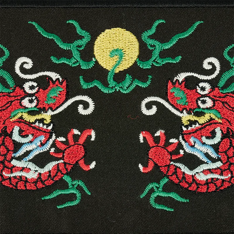 Schumacher Lili Dragon Tape trim in Black (78170)