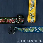 Schumacher Lili Dragon Tape trim in Black (78170)