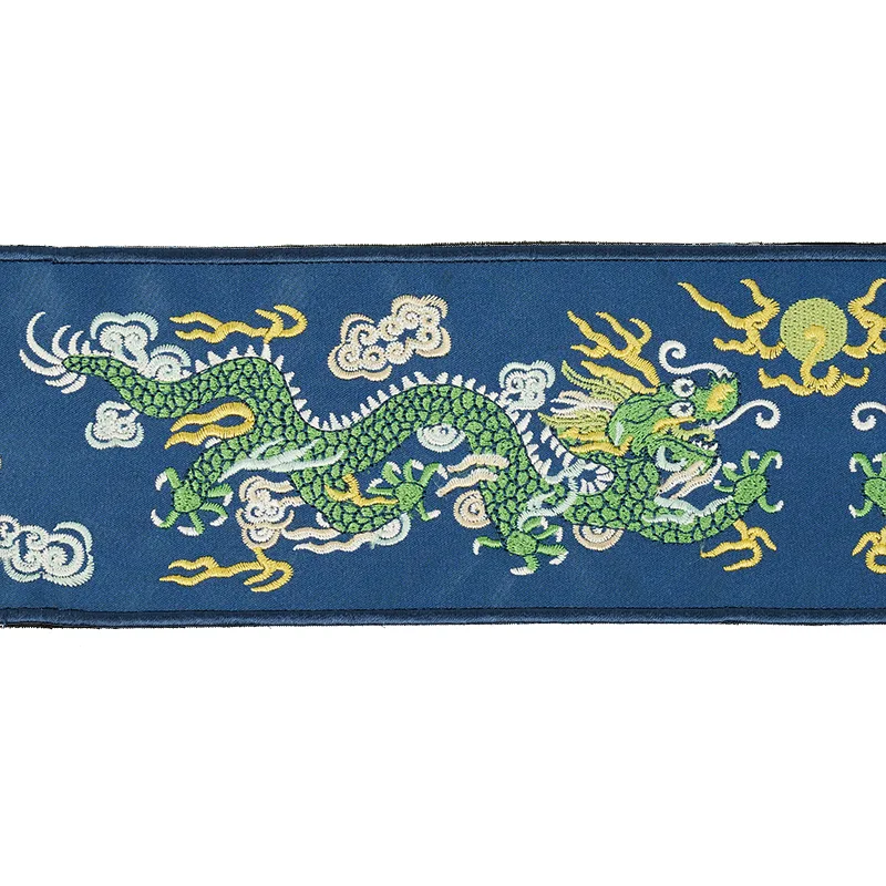 Schumacher Lili Dragon Tape trim in Blue (78171)
