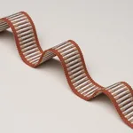 63338 | Litchfield Braid - Red Schumacher Litchfield Braid trim in Red (63338)