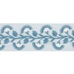 85653 | Lottie Tape - Aqua Schumacher Lottie Tape trim in Aqua (85653)