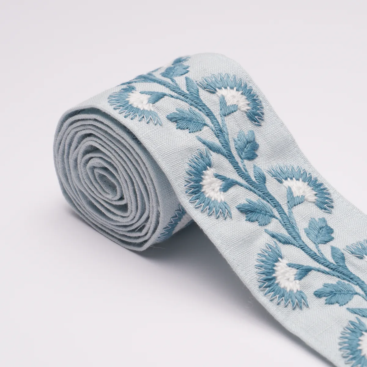 85653 | Lottie Tape - Aqua Schumacher Lottie Tape trim in Aqua (85653)