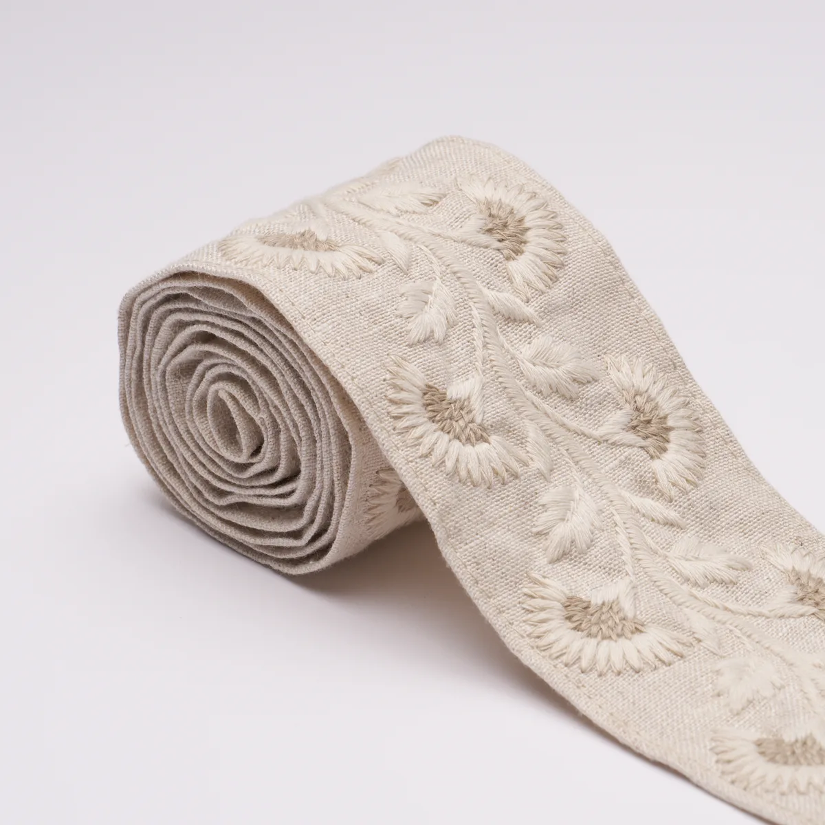 85652 | Lottie Tape - Dove Schumacher Lottie Tape trim in Dove (85652)