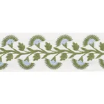 85651 | Lottie Tape - Leaf Schumacher Lottie Tape trim in Leaf (85651)