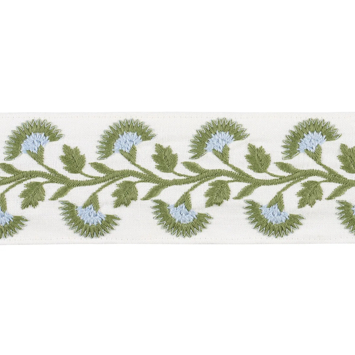 Schumacher Lottie Tape trim in Leaf (85651)
