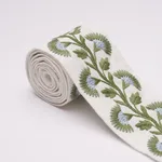 85651 | Lottie Tape - Leaf Schumacher Lottie Tape trim in Leaf (85651)