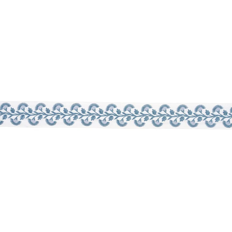 Schumacher Lottie Tape trim in Sky (85650)
