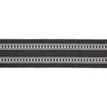 79113 | Lubeck Tape - Charcoal Schumacher Lubeck Tape trim in Charcoal (79113)